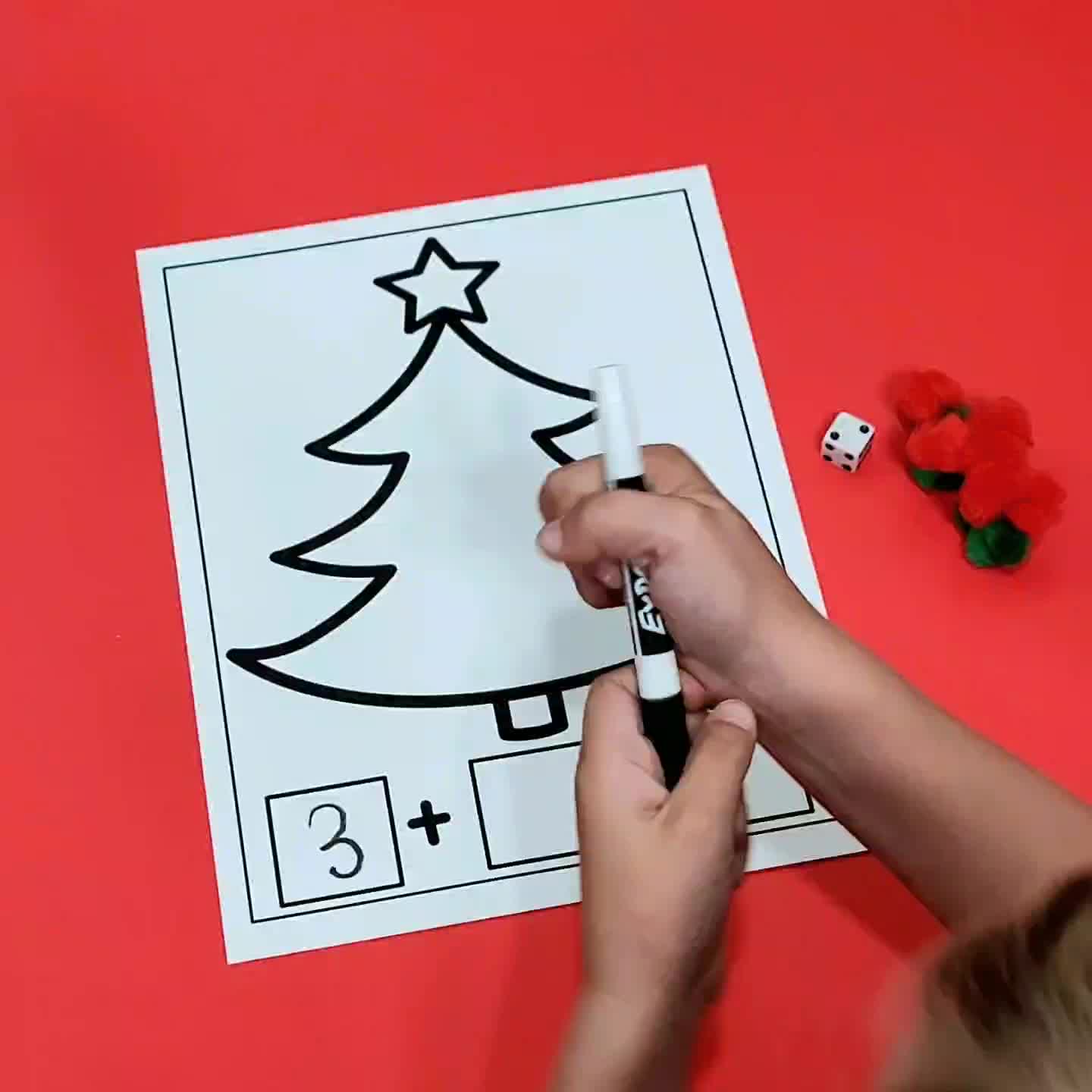 Your kids will love solving equations by decorating these Free Christmas Addition and Subtraction Printable Math Mats with colorful manipulatives! They are great for Kindergarten and first grade. Use them in your Winter math centers, small groups, or send home for extra practice.