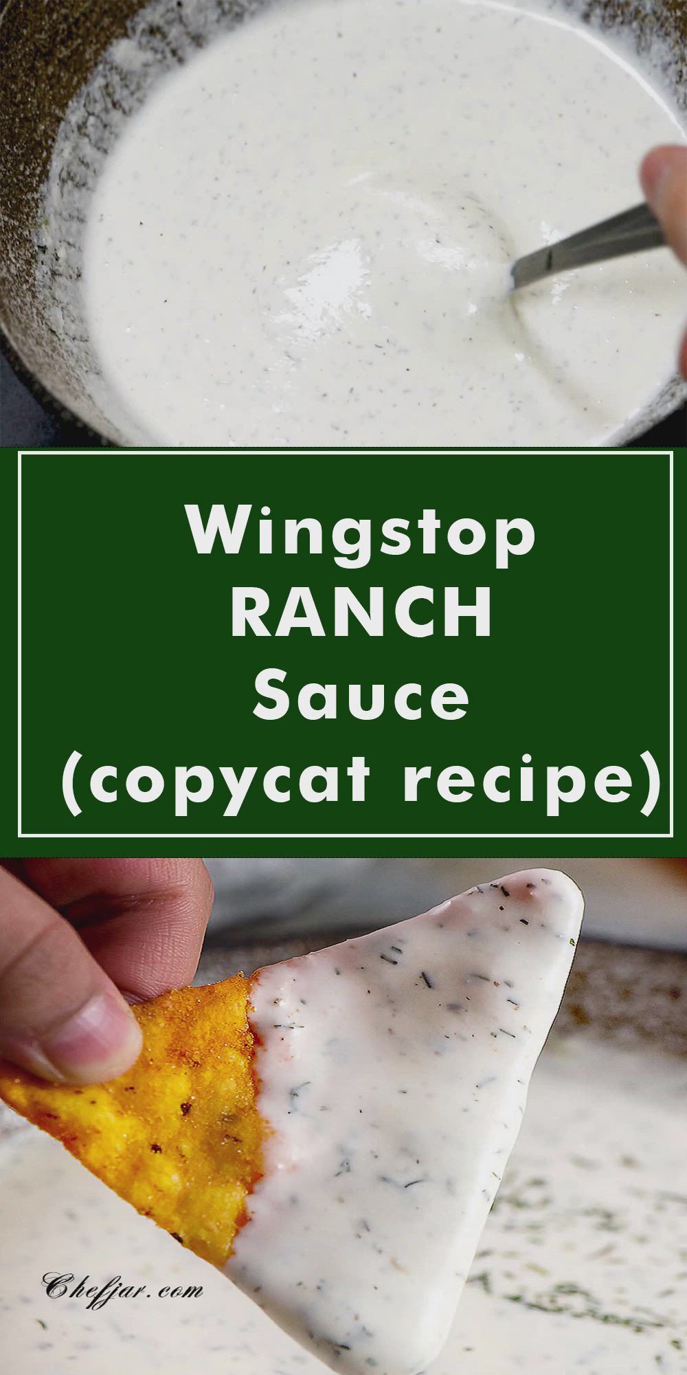 This contains: Wingstop Ranch Copycat Recipe