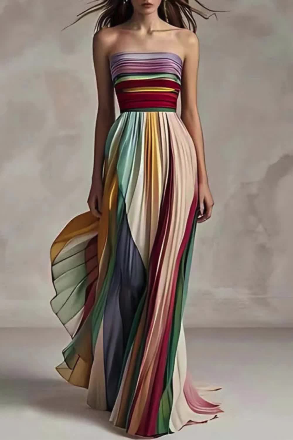 This women’s fashion sexy colorblock off-shoulder evening dress makes a bold statement with its vibrant color contrasts and elegant design. The off-shoulder neckline adds allure, while the flattering fit is perfect for special occasions. A stylish choice for turning heads at any event.