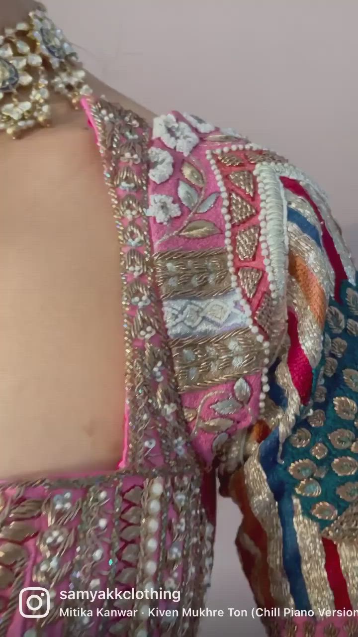 This contains an image of: Designer lehenga