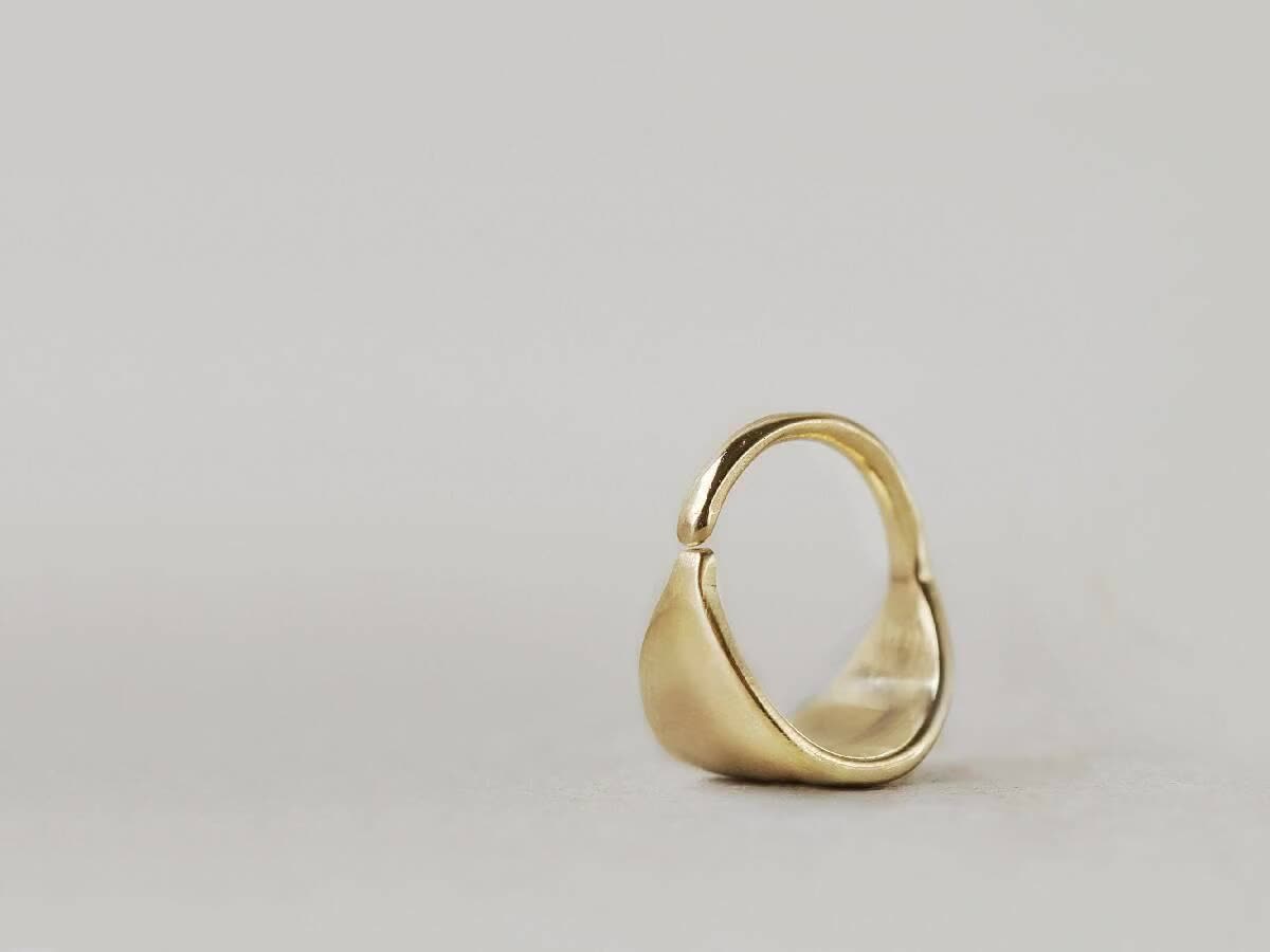 Dainty Nose Cuff, 14k Solid Gold Septum Jewelry, Wide Septum Ring, Septum Piercing, Nose Jewelry