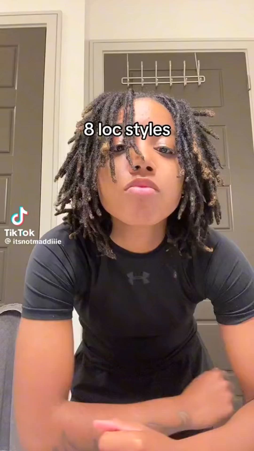 This contains an image of: i loveeee these loc styles videos