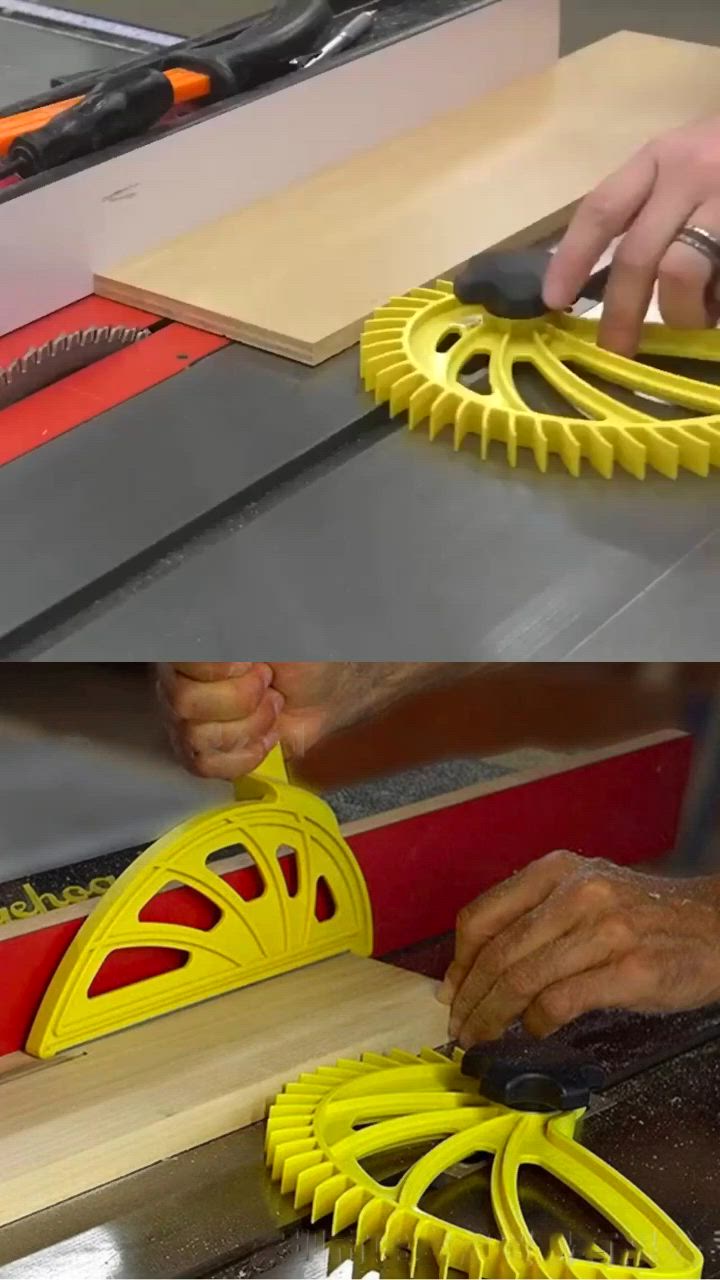 This may contain: two images show the process of cutting wood with scissors and cutters, while another shows how to cut