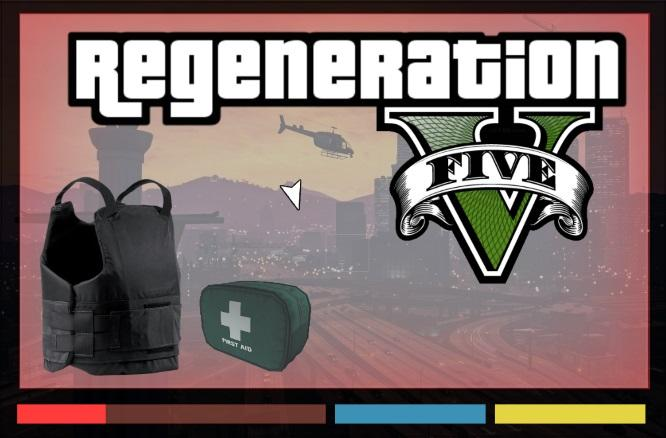 Grand Theft Auto 5 "Hero Health & Armor Regeneration Script" [1.1]