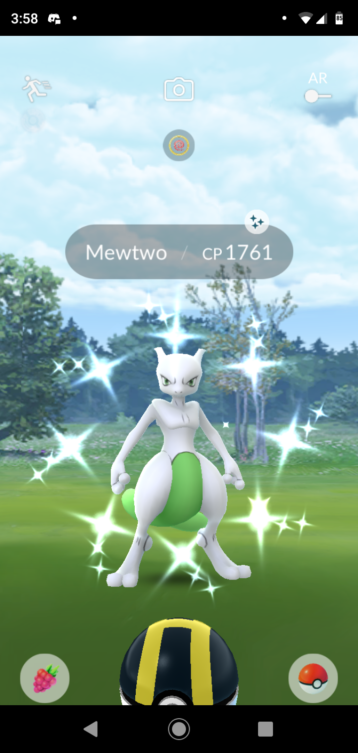 Pogo I Got The Shiny Mewtwo From The Kanto Throwback Event Too Bad I Only Had Ultra Balls But Idc It S My First Mewtwo Encounter And It S Shiny Shinypokemon