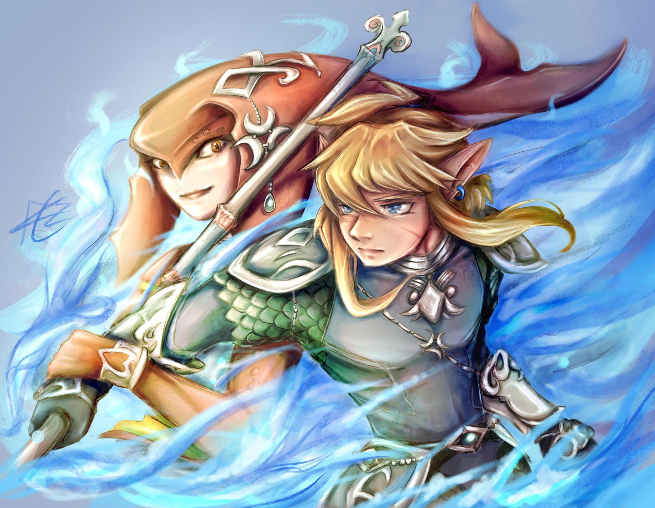 Zelda And Link Fan Art