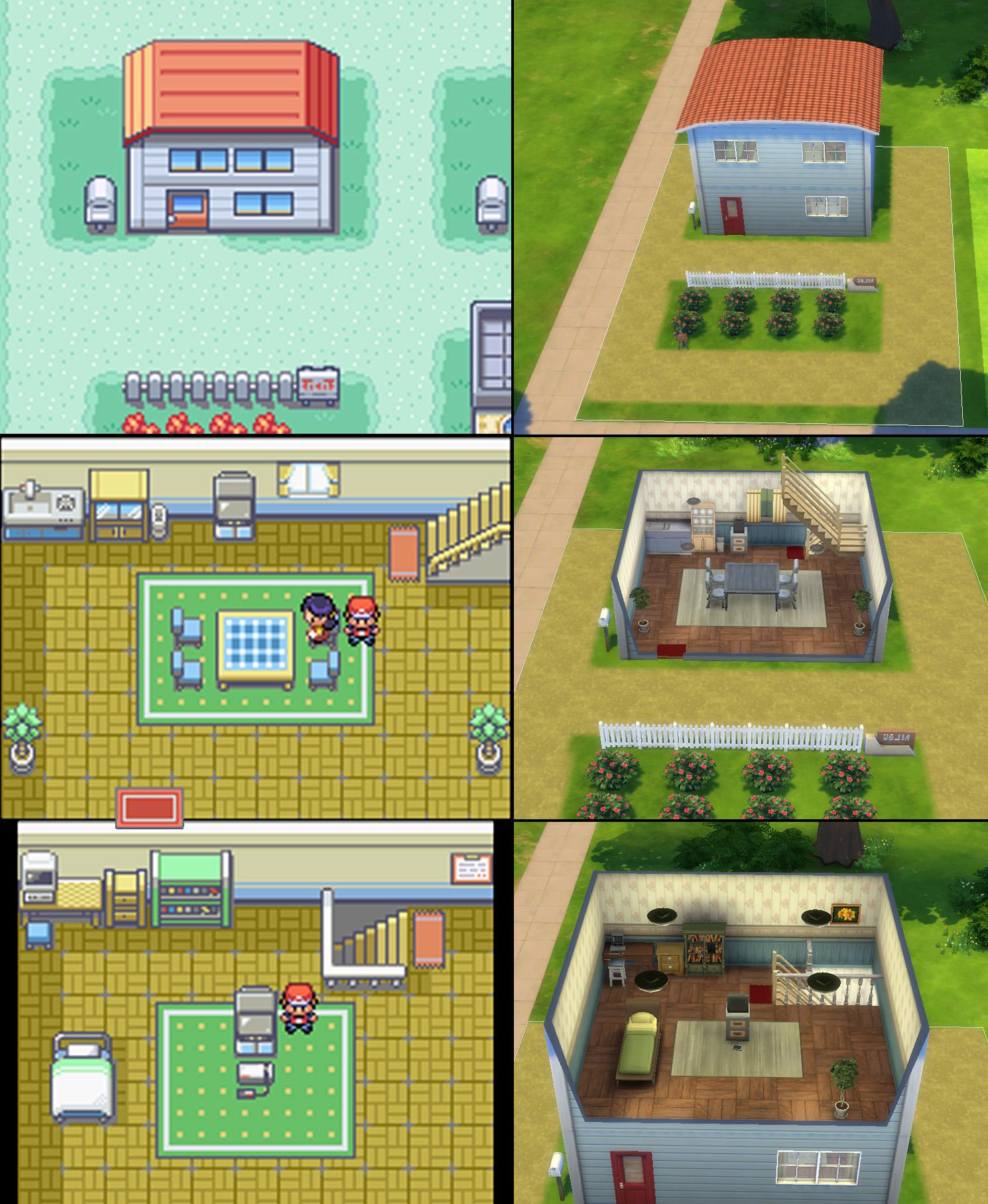 I like to build fictional houses, my latest was the house from Pokémon ...