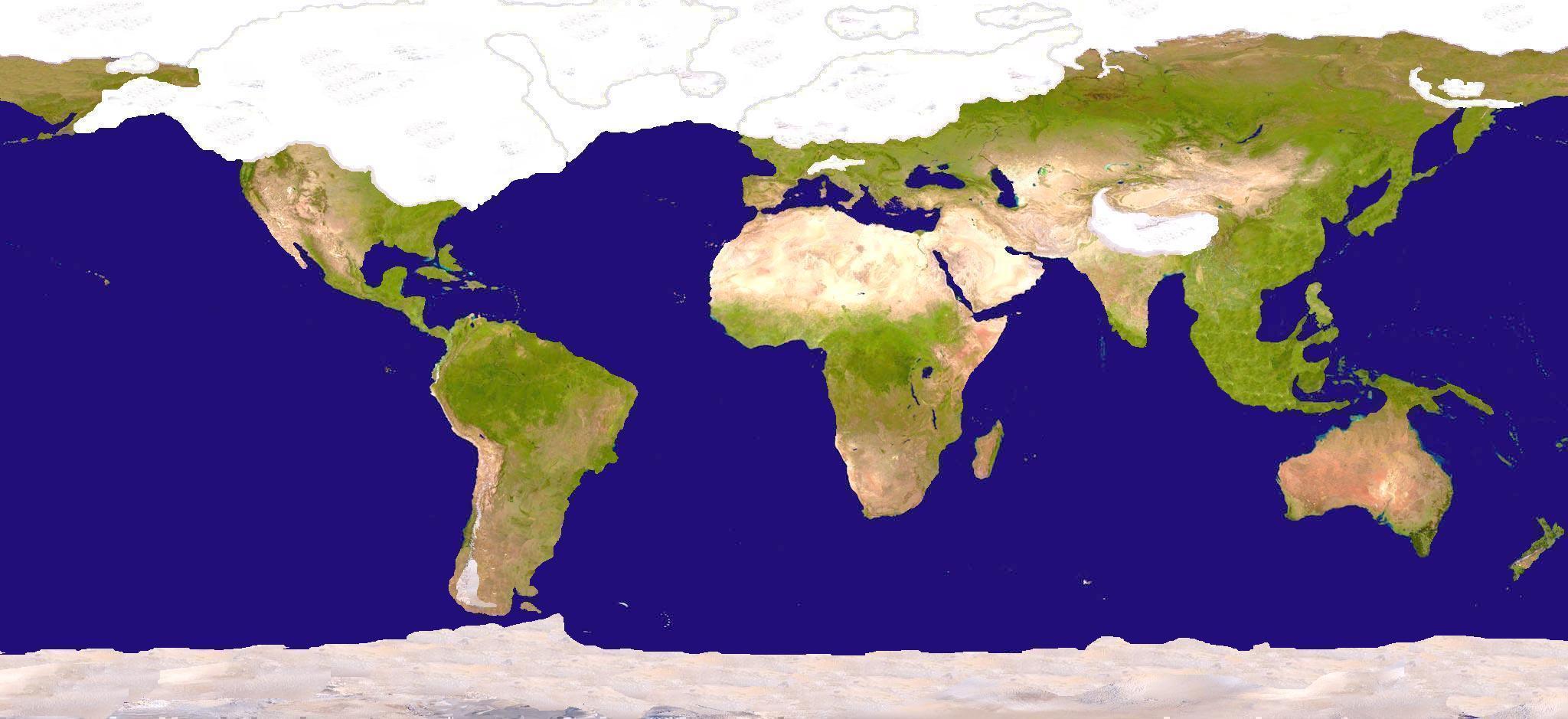 Map of the Ice Age : r/MapPorn