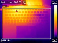 Acer Swift Go 14 (2024) Keyboard Temps Picture