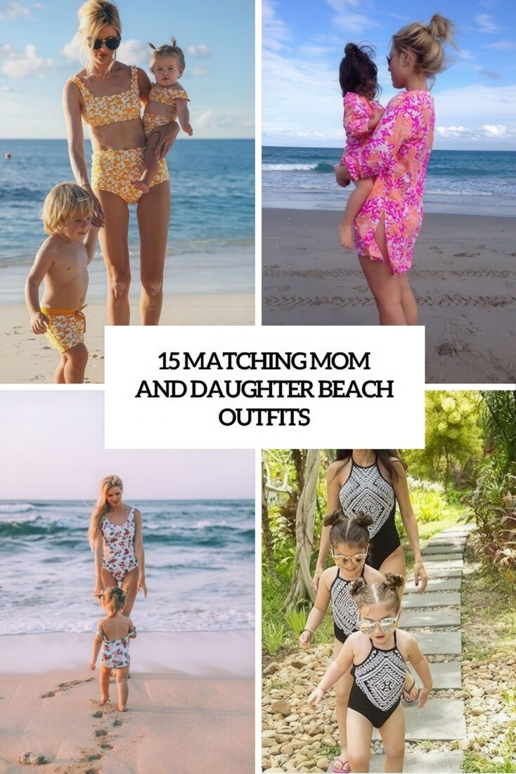 15 Matching Mom And Daughter Beach Outfits