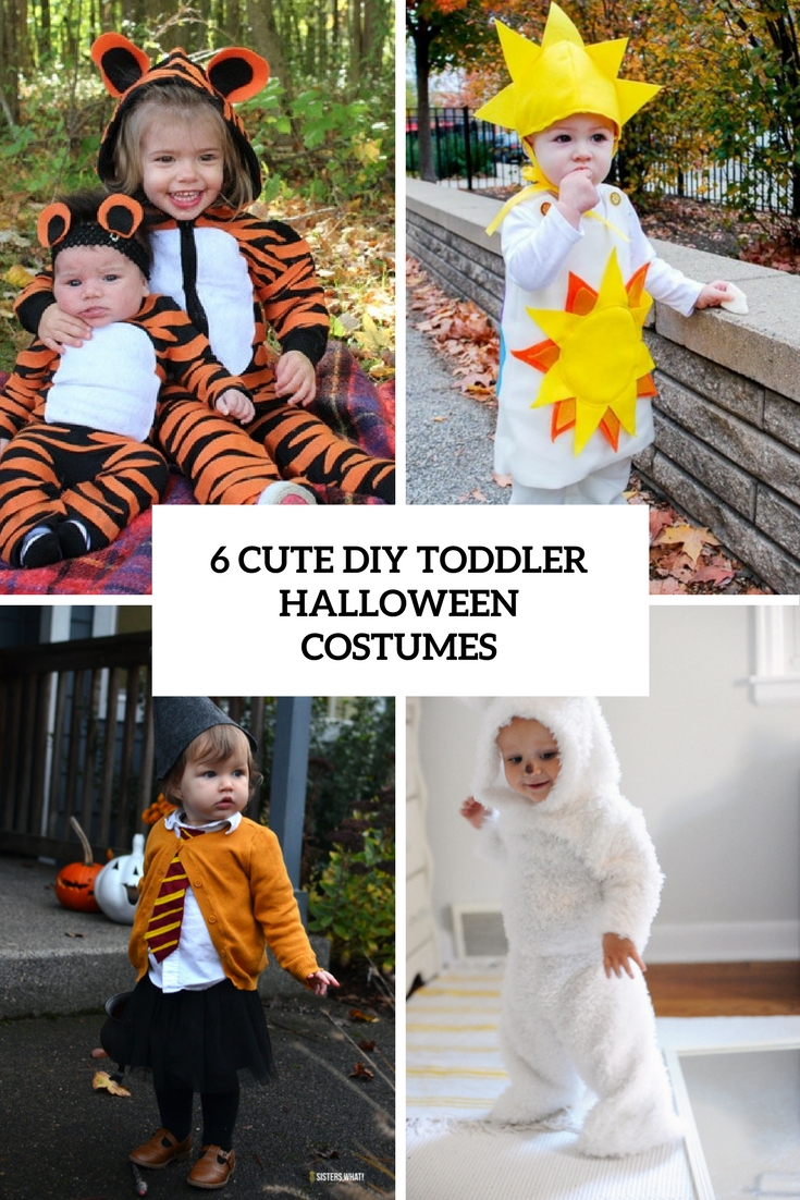 6 Cute DIY Toddler Halloween Costumes