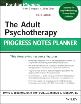 Paperback The Adult Psychotherapy Progress Notes Planner Book