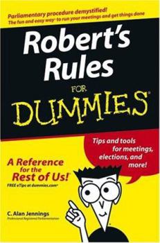 Robert's Rules for Dummies - Book  of the Dummies