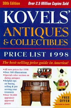 Paperback Kovels' Antiques & Collectibles Price List - 30th Edition Book