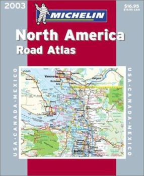 Spiral-bound Michelin North America Road Atlas Book