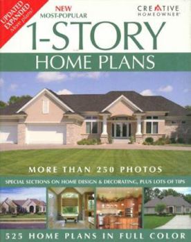 Paperback New Most-Popular 1-Story Home Plans Book