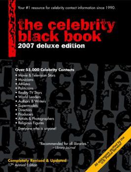 Paperback The Celebrity Black Book: Over 55,000 Accurate Celebrity Addresses Book