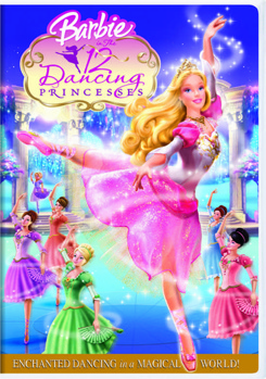 DVD Barbie in The 12 Dancing Princesses Book