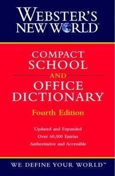 Paperback Webster's New World Compact School and Office Dictionary Book