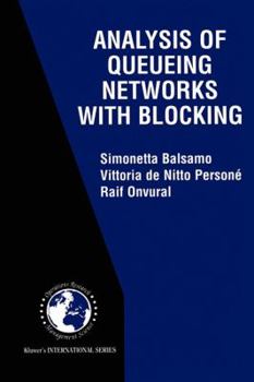 Paperback Analysis of Queueing Networks with Blocking Book