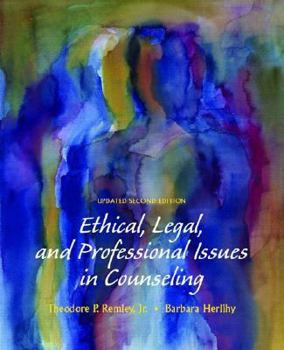 Paperback Ethical, Legal, and Professional Issues in Counseling Book