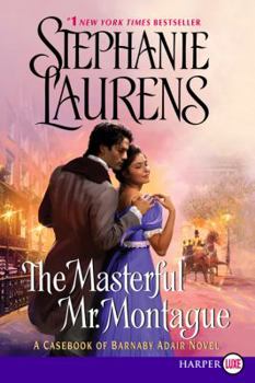 Paperback The Masterful Mr. Montague [Large Print] Book