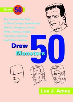 Paperback Draw 50 Famous Cartoons Book