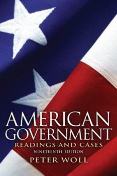 Paperback American Government: Readings and Cases Book