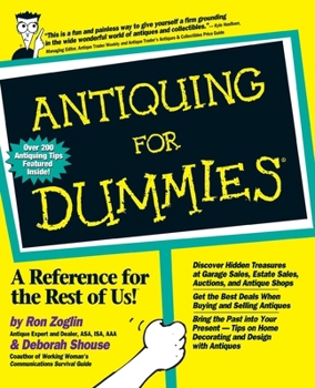 Paperback Antiquing for Dummies Book