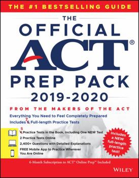 Paperback The Official ACT Prep Pack 2019-2020 with 7 Full Practice Tests Book