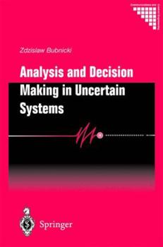 Hardcover Analysis and Decision Making in Uncertain Systems Book