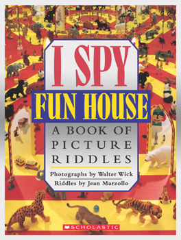 Hardcover I Spy Fun House: A Book of Picture Riddles Book