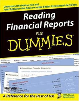 Paperback Reading Financial Reports for Dummies Book