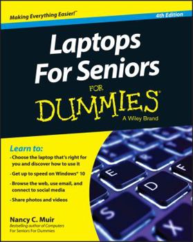 Paperback Laptops for Seniors for Dummies Book