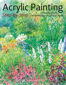 Paperback Acrylic Painting Step-By-Step Book