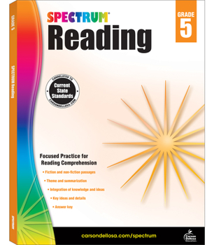 Paperback Spectrum Reading Workbook, Grade 5: Volume 24 Book