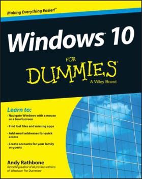 Paperback Windows 10 for Dummies Book