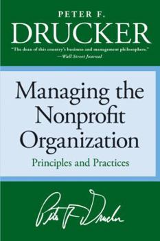 Paperback Managing the Non-Profit Organization: Principles and Practices Book