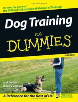 Paperback Dog Training for Dummies Book