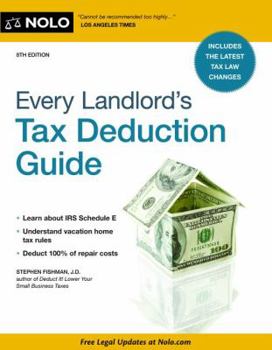 Paperback Every Landlord's Tax Deduction Guide Book