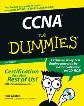 Paperback CCNA for Dummies [With CDROM] Book