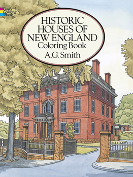 Paperback Historic Houses of New England Coloring Book