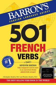 Paperback 501 French Verbs [With CD (Audio) and DVD ROM] Book