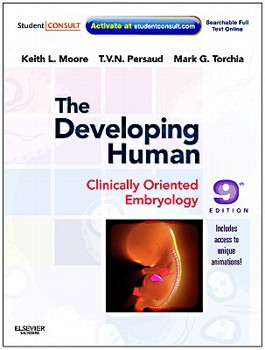 Paperback The Developing Human: Clinically Oriented Embryology with Student Consult Online Access Book