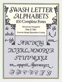 Paperback Swash Letter Alphabets: 100 Complete Fonts Book