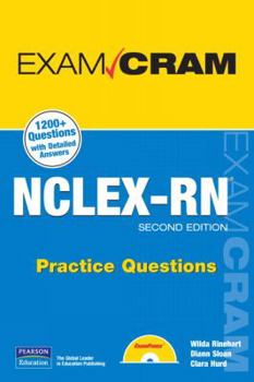 Paperback Nclex-RN Practice Questions [With CDROM] Book