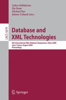 Paperback Database and XML Technologies Book