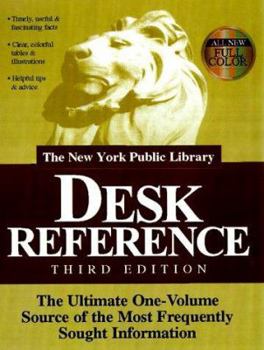 Hardcover The New York Public Library Desk Reference Book