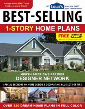 Paperback Best-Selling 1-Story Home Plans Book