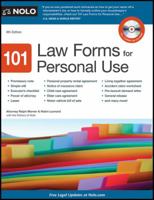 101 Law Forms for Personal Use, Third Edition